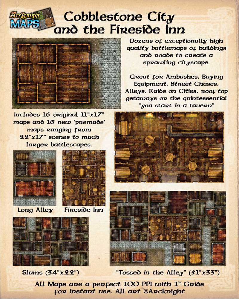 Cobblestone City And Inn For Fantasy Grounds Cobblestone City And Inn For Fantasy Grounds