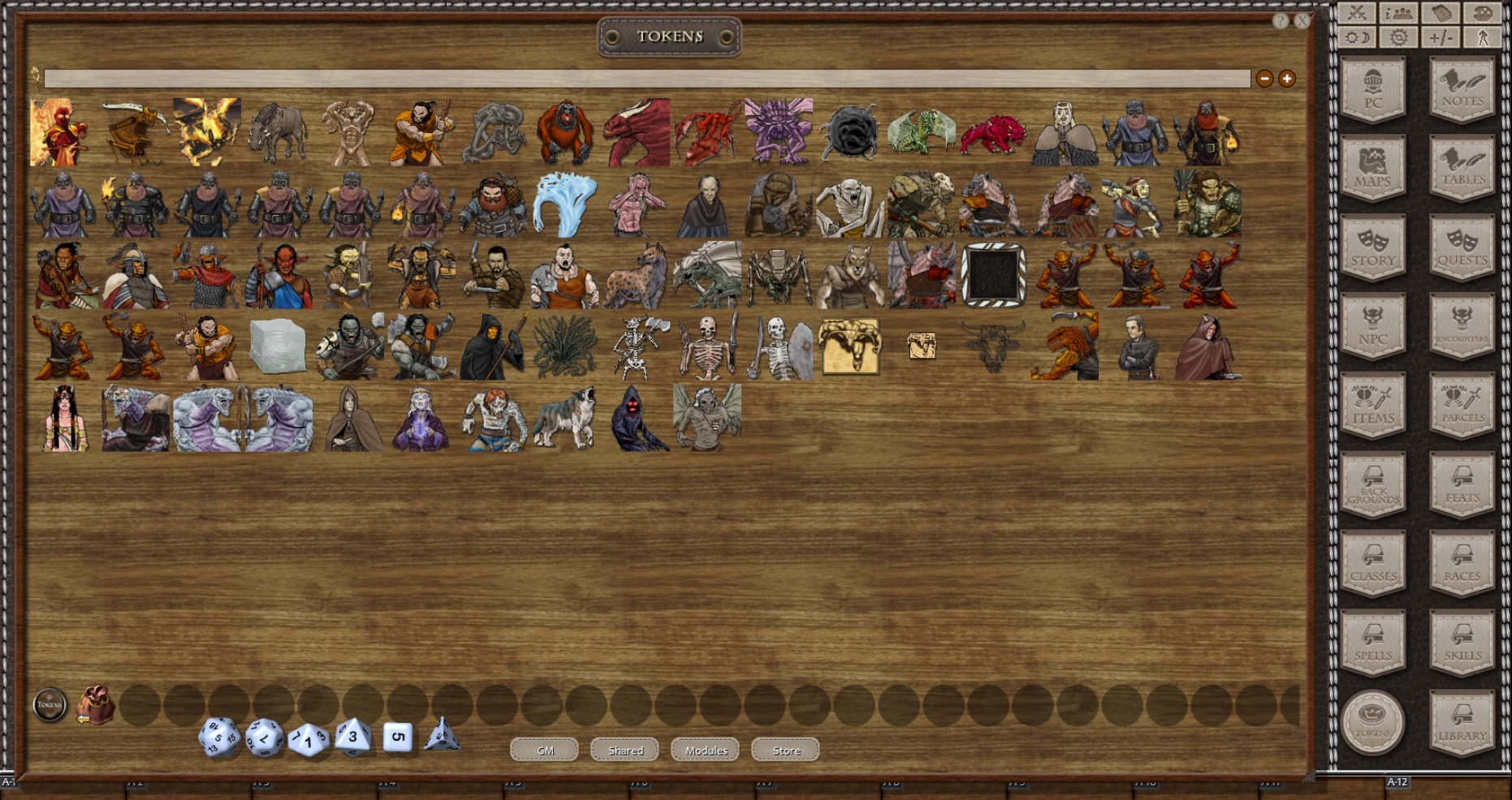 Fantasy grounds unity. Fantasy ground изменить Тип иконок боковой панели.