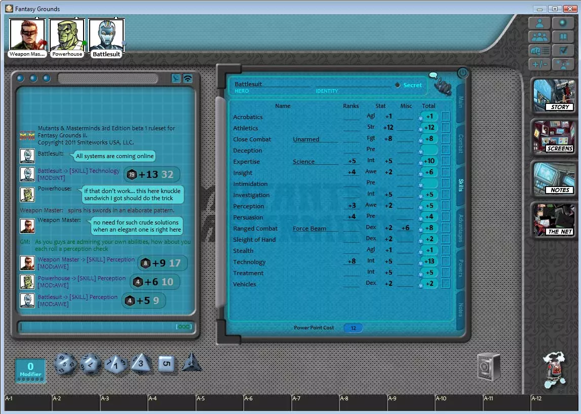 Mutants & Masterminds Ruleset and Hero's Handbook for Fantasy Grounds