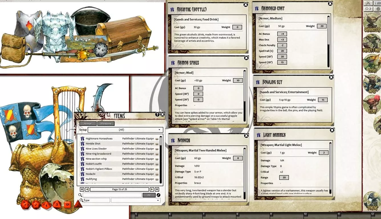 Pathfinder rpg ultimate equipment for fantasy grounds