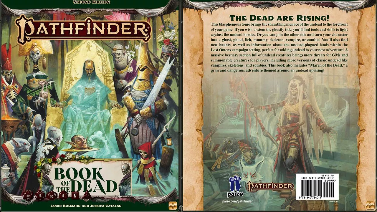 Pathfinder 2E RPG: Book of the Dead (Pocket Edition)