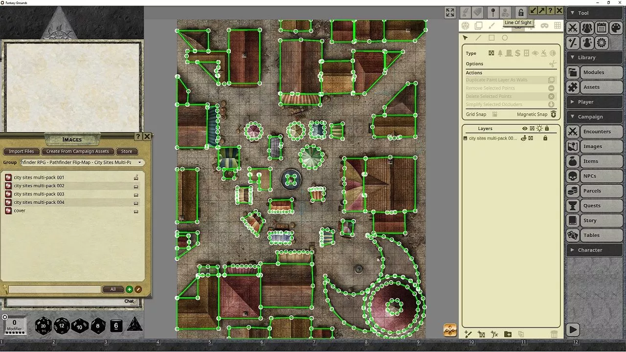 Pathfinder Flip-Mat - Bigger Village - Mappa Doppia Faccia Per Giochi Di Ruolo - Villaggio E Centro Commerciale - 69x99 Cm