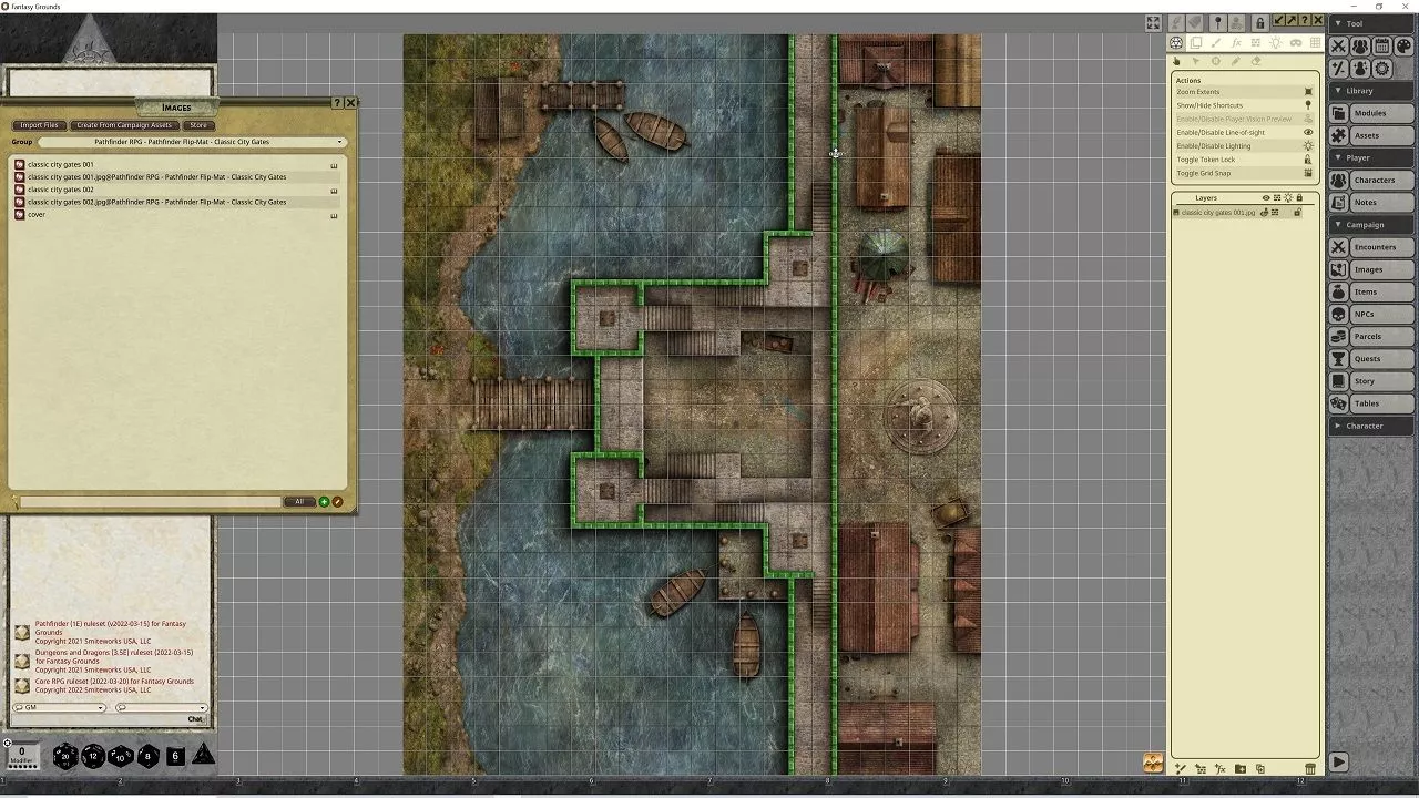 Pathfinder Flip-Mat Classics: City Gates – Mappa Riutilizzabile Per Giochi Di Ruolo (24"x30") - 4