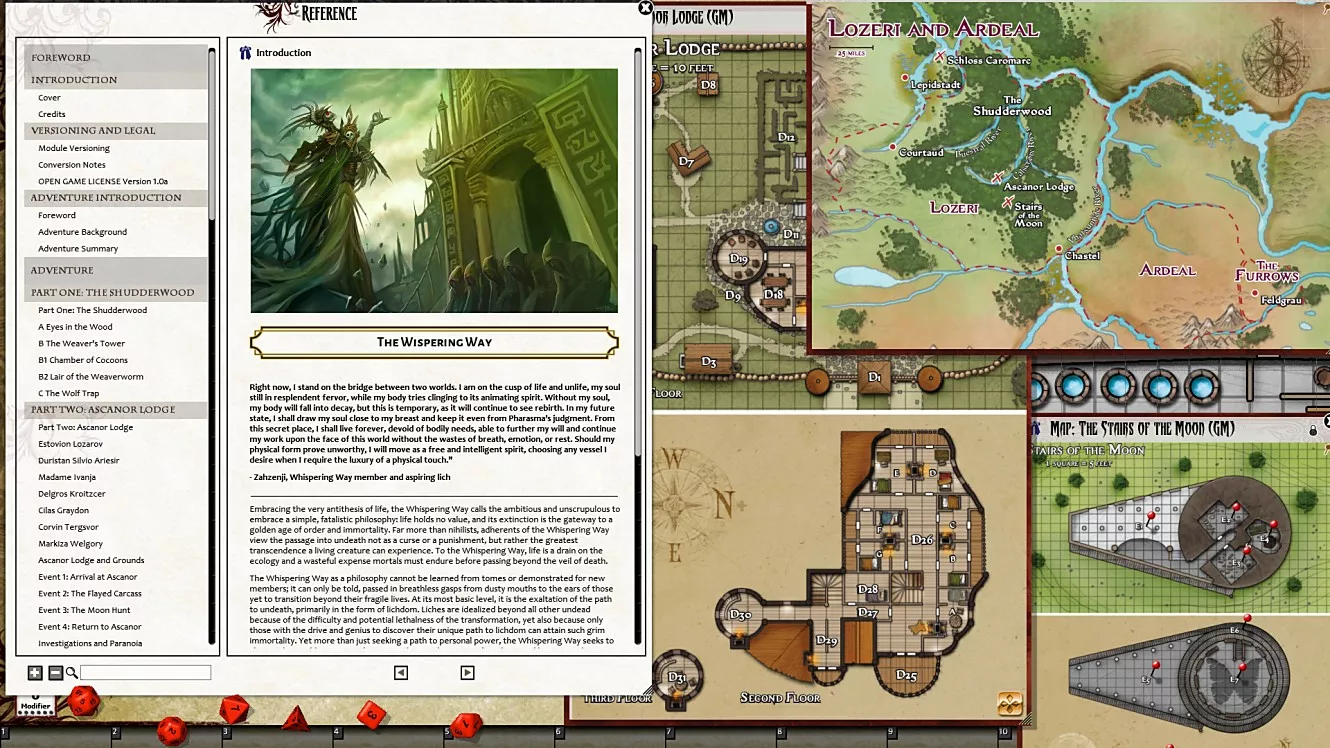 Pathfinder RPG - Carrion Crown AP 3: Broken Moon for Fantasy