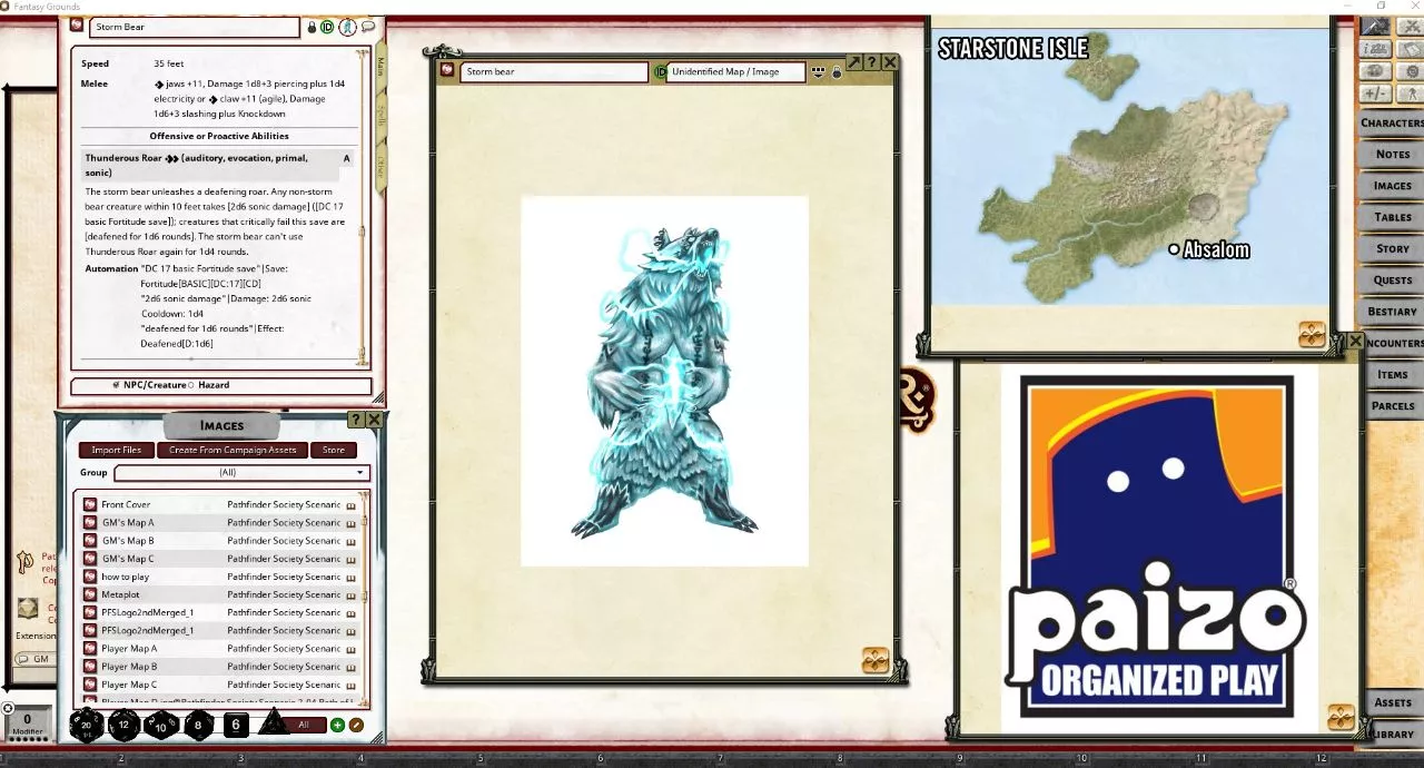 Fantasy grounds unity