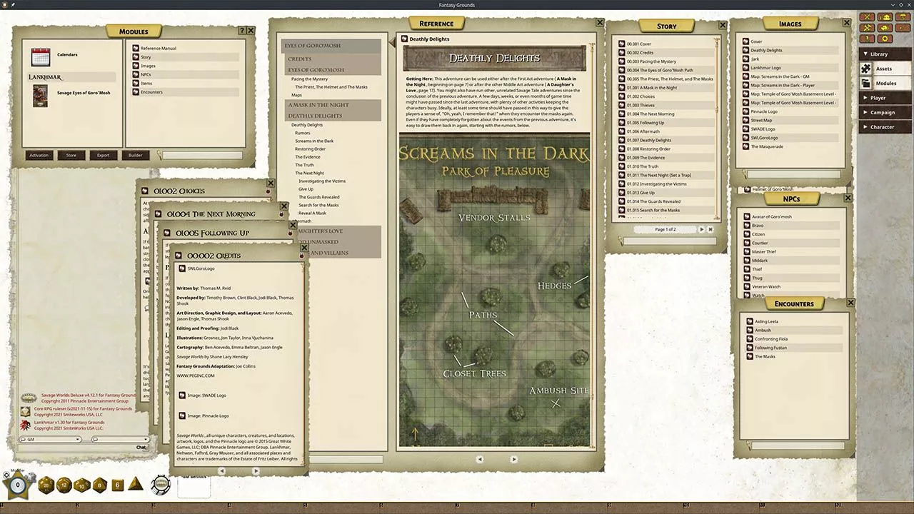 Paths to Adventure: Castles and Strongholds for Fantasy Grounds