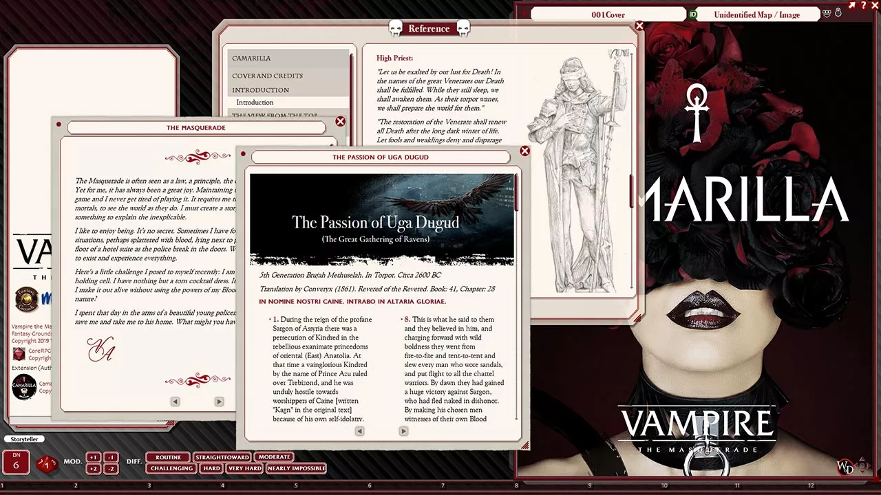 Vampire: The Masquerade, The Camarilla for Fantasy Grounds