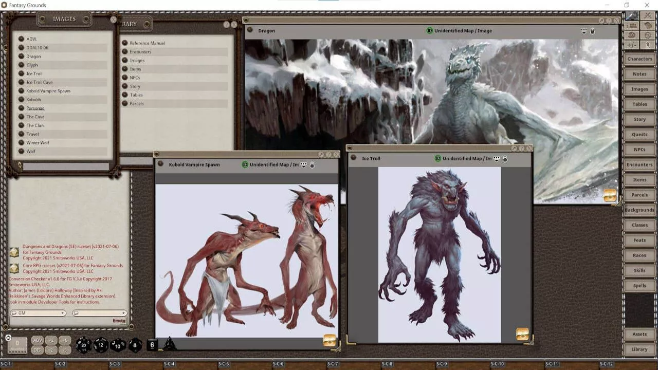 Fantasy grounds unity