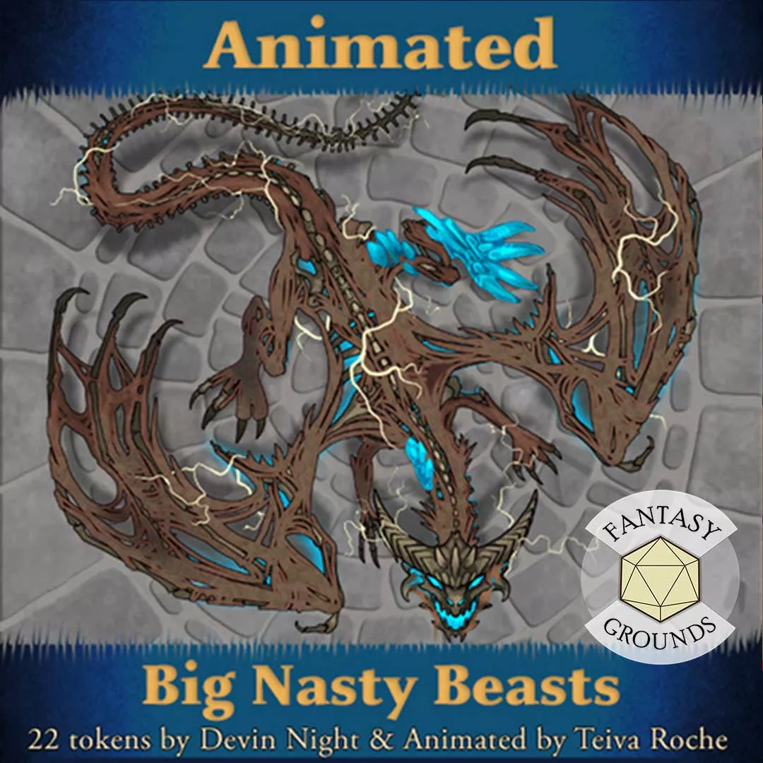 Devin Night Token Pack: Tome of Beasts 8: Sandman - Zmey +Appendix NPC's  for Fantasy Grounds