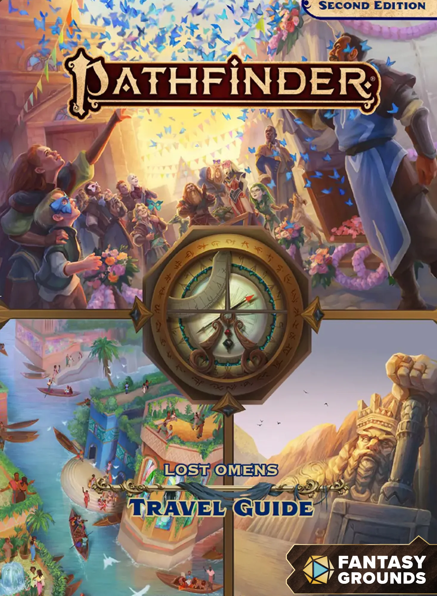 Pathfinder 2E Lost Omens Travel Guide HC - Guardian Games