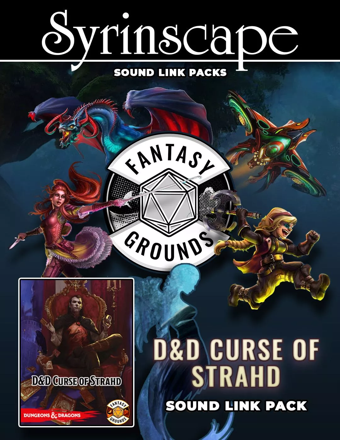 D&D Curse of Strahd - Syrinscape Sound Link Pack for Fantasy Grounds