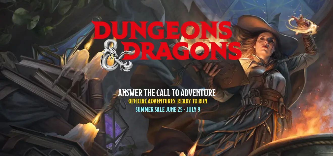 D&D 5E/5.5E on Sale up to 40% Off for Summer Sale