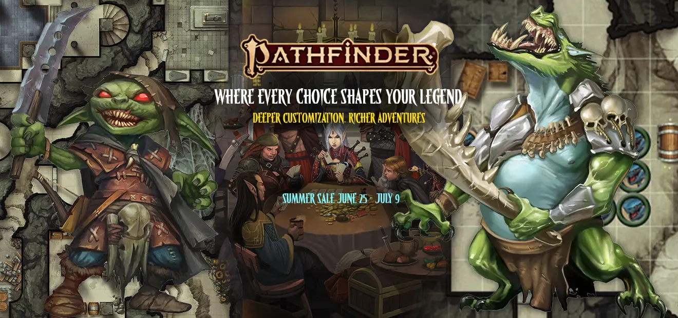 Pathfinder 2E on Sale up to 50% Off for the Summer Sale